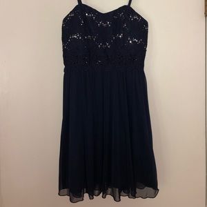 Navy Blue Formal Dress